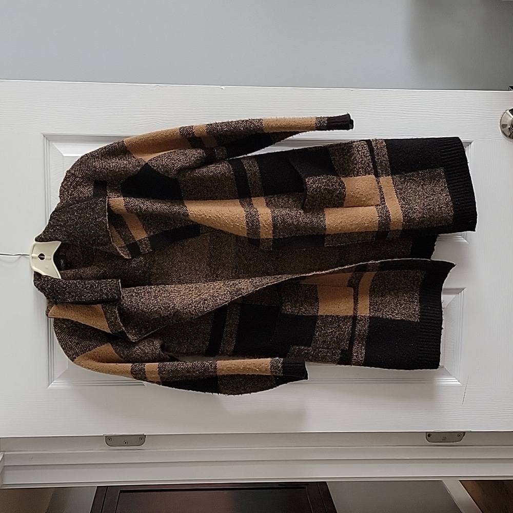 Plaid Cardigan